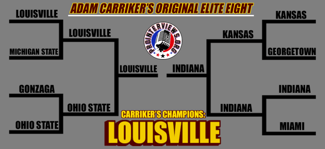 Adam Carriker's Elite Eight